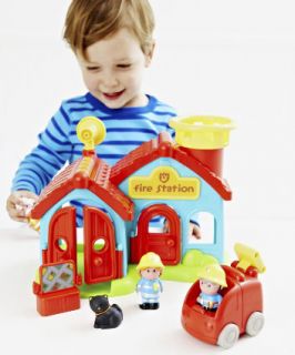 HappyLand Fire Station   baby imaginative play   Mothercare