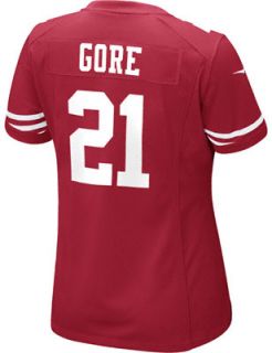 Frank Gore Womens Jersey Home Red Game Replica #21 Nike San 