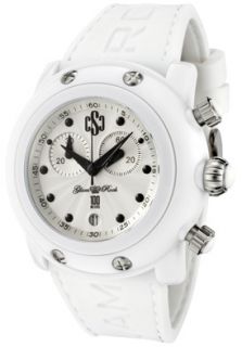 Glam Rock GK1152 Watches,Miami Beach Chronograph Silver Guilloche 