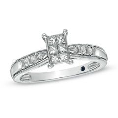 Cherished Promise Collection™ 1/3 CT. T.W. Diamond Promise Ring in 