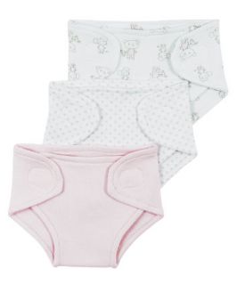 Premature Baby Nappy Wraps In Pink   3pk   pants   Mothercare