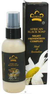 Nubian Heritage   African Black Soap Night Prevention Complex   1.7 oz 