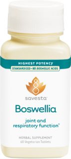 Savesta   Boswellia Joint and Respiratory Function Highest Potency 