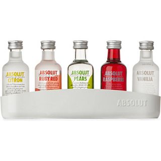 Flavoured vodka sampler gift set 5 x 50ml   ABSOLUT   Spirits   Food 