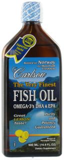 Buy Carlson Labs   The Very Finest Norwegian Fish Oil Liquid Omega 3s 