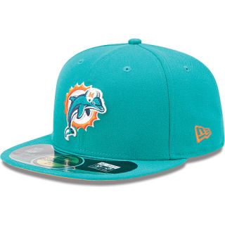 Mens New Era Miami Dolphins On Field 59FIFTY® Football Structured 