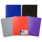 Bulk Plastic File Folders with Snap Closures, 3 ct. Packs at 