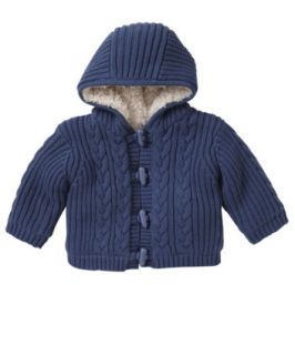 Mothercare Hooded Lined Cardigan   Navy   jumpers & cardigans 