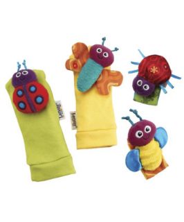 Lamaze Garden Bug Wrist Rattle Foot Finder Set   soft toys & dolls 