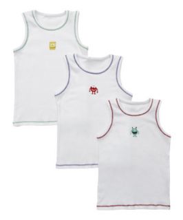 Mothercare Alien Vests – 3 Pack   vests   Mothercare