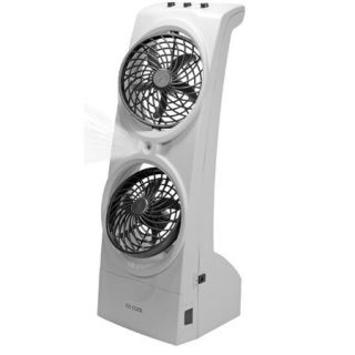 O2 Cool 1089 Portable Two Speed Tower Misting Fan   
