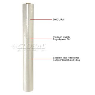 Stretch Wrap  Stretch Wrap  80 Gauge Stretch Wrap 60W x 5000 L for 