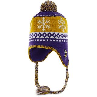 Mens 47 Brand Minnesota Vikings Abomination Knit Hat w/Tassle 