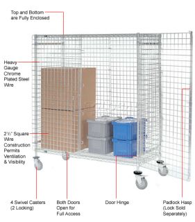 Trucks & Carts  Trucks Security & Cage  Wire Security Storage Truck 