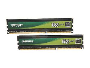 Patriot Gamer 2 Series 8GB (2 x 4GB) 240 Pin DDR3 SDRAM DDR3 1333 (PC3 