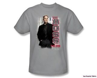 Officially Licensed CBS NCIS Gibbs The Boss Adult Shirt S 3XL