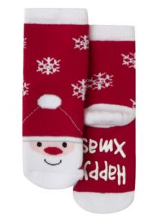 Matalan   Santa Claus Slipper Socks
