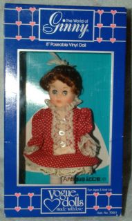 Vogue 1984 Ginny ~ Antique Lace ~ 8 Brunette Doll ~ Mint In Box