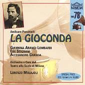 The 78s   Ponchielli La Gioconda Molajoli, Granda, et al by Giannina 