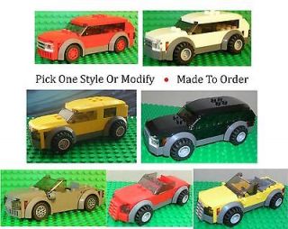 NEW Custom LEGO Car Coupe Conv​ertible Wagon   Made To Order   One 