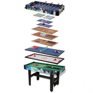 This 14 in 1 Multigame Table includes 14 different games which will 
