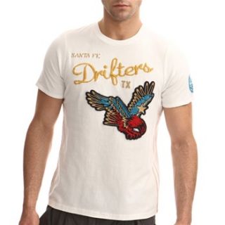 Ringspun White/Multi Drifters Eagle T Shirt