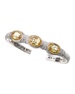 Three Canary Station Cuff   