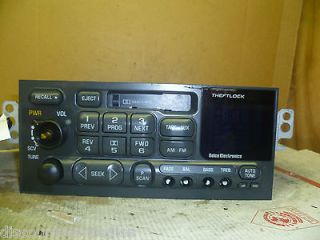 98 01 Chevy Blazer Jimmy Camaro Radio Cassette Player 16232121 OEM *