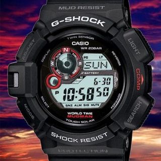NEW Casio G9300 1 Mudman G Shock Solar Digital Compass Mens Watch BID 