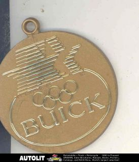 1980 Buick Los Angeles Olympics Plastic Medal