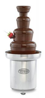 Nostalgia CFF 552 Stainless Steel Commercial Chocolate Fondue Fountain 