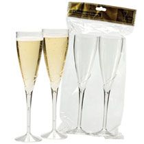 Home Party Supplies Wedding & Bridal Shower Plastic 9 Champagne 