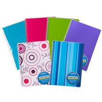 Home Office Supplies Paper & Stationery Small Plastic Cover, Spiral 