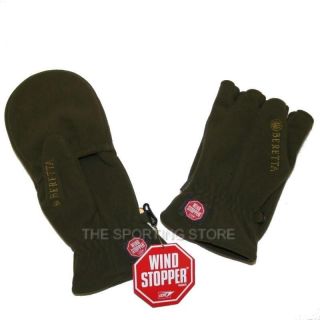 Beretta Goretex Windstopper Shooting Fingerless Glove / Mitt M, L, XL