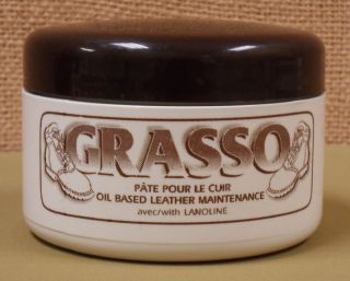 URAD GRASSO Lanoline Oil Paste Leather Conditioner 5 oz