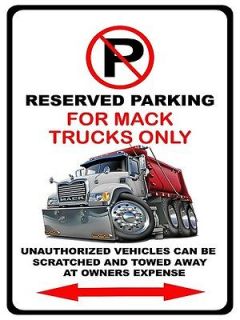 mack truck signs in Collectibles