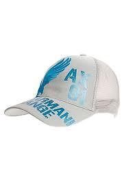 Armani Exchange A/X Eagle Logo Hat Cap Mirage Grey BNWT Authentic FREE 