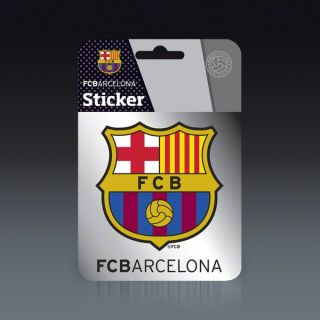 Barcelona Metal Crest Stickers  SOCCER