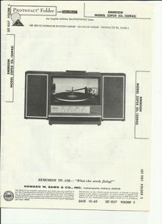 EMERSON 32P24 PHONOGRAPH PHOTOFACT, 1969, PHONO, RECORD PLAYER