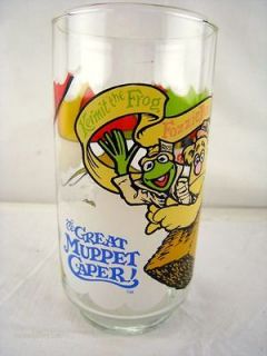   1981 Henson The Great Muppet Caper McDonalds Glass Kermit Fozzie Gonzo