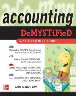 Accounting Demystified by Leita A. Hart 2005, Paperback