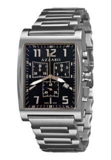 Azzaro AZ1250.12BM.008 Watches,Mens Black Chronograph Dial Stainless 