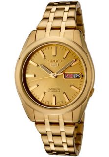 Seiko SNKH02K1 Watches,Mens Automatic Gold Plated Gold Tone Dial 