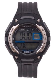 Dunlop DUN 136 G03 Watches,Mens Digital with Black Rubber Strap, Men 
