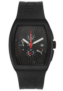 Puma PU000291002 Watches,Mens Acceleration Gray Rubber Chronograph 