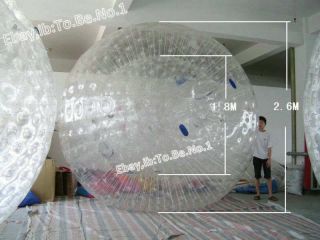 NEW 2.6M Zorb Ball Zorbing. There are gifts pvc 1.00mm