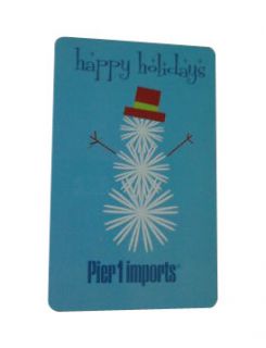 PIER 1 IMPORTS GIFT CARD VALUE   BALANCE $100.00