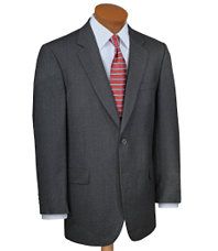 Executive 2 Button Wool/Cashmere Suit with Pleated Front Trousers