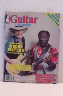 Guitar Player Aug 1983 In Memory Of Muddy Waters, With Johnny WInter