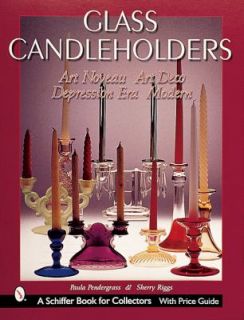 Glass Candle Holders Art Nouveau, Art Deco, Depression Era, Modern by 